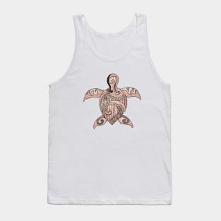 stilisierte Schildkröte Tank Top